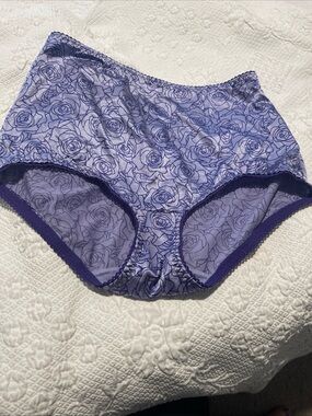 Vassarette XL Lavender and purple Brief New without tags